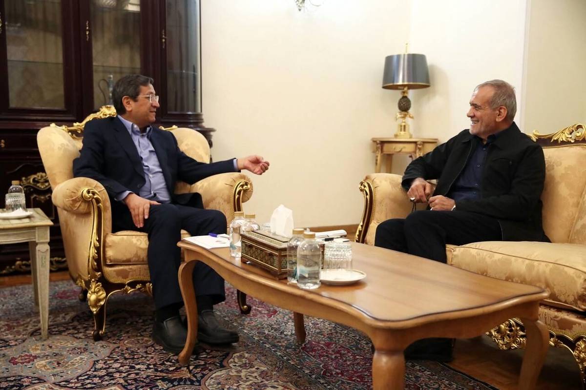 عبدالناصر همتی به دیدار رئیس‌جمهور منتخب رفت