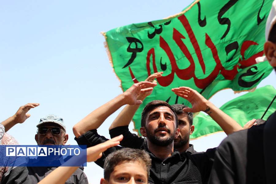 عزاداری عاشورای حسینی در شهر درق