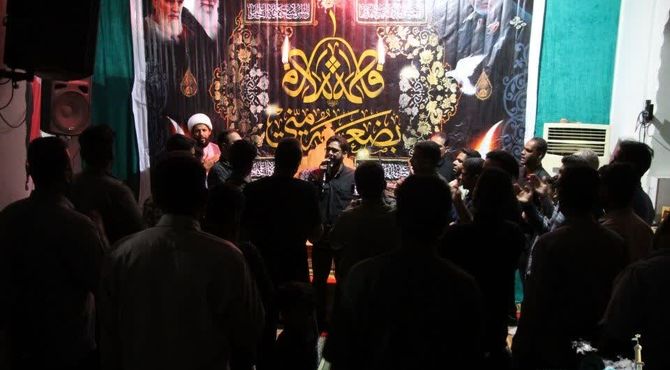 عزاداری وفات حضرت معصومه (س) در امامزاده شاه قطب‌الدین حیدر