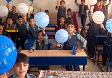 مراسم روز جهانی کودک در دبستان جمال اصفهان