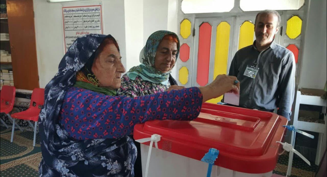 حضور پررنگ مردم کردکوی در دور دوم انتخابات