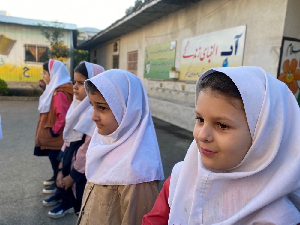 صبحگاه در مدرسه پاهکیده املش