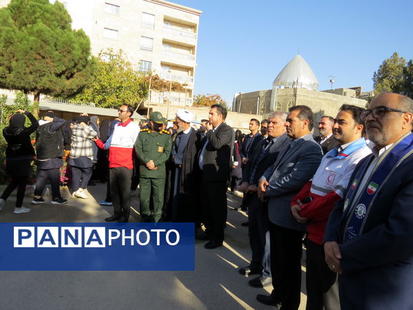 رزمایش دانش‌آموزی پدافند غیرعامل در شهرستان بجنورد 