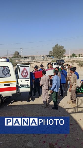 شهید گمنام مهمان مردم روستای رضوان شد