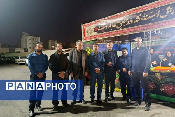 مراسم عزاداری و روضه خوانی سالار شهیدان به میزبانی ناحیه 4 شیراز