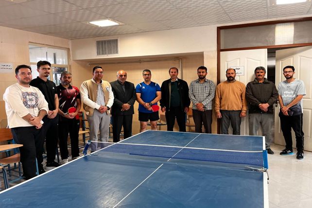 رقابت ورزشی تنیس روی میز فرهنگیان در نوخندان