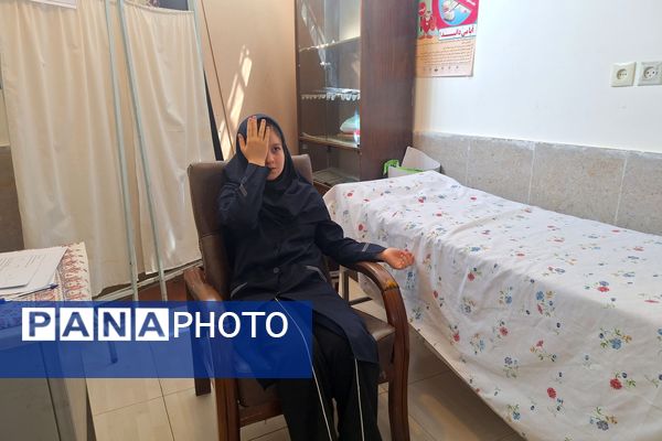 بینایی سنجی و توزیع قرص آهن در آموزشگاه پویش ناحیه ۳شیراز 
