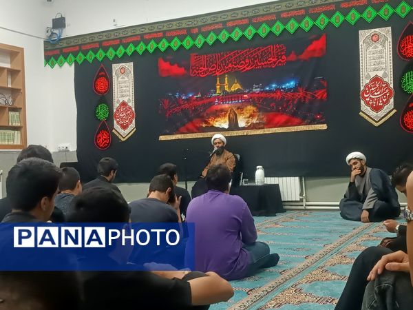 عزاداری دهه اول صفر در دبیرستان شهید بهشتی نیشابور 