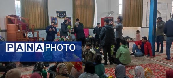 جشن ولادت حضرت علی (ع) پایگاه بسیج مطهره روستای تنسوان شیروان