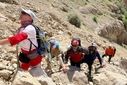 محصوران ارتفاعات در آبشار تنگ زندان رهایی یافتند
