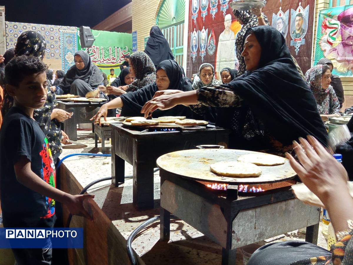 برپایی موکب خودجوش مردمی در مسجد صاحب‌‌‌الزمان لردمنجلی میناب