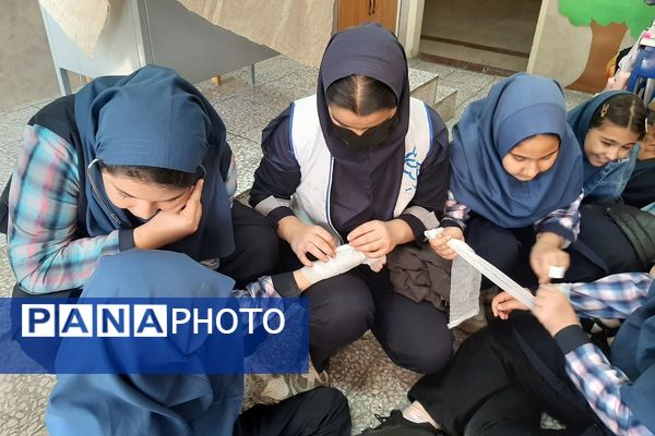 مانور سراسری زلزله و ایمنی در مدارس پردیس