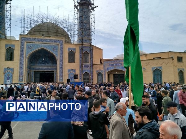 مردم ملارد در حمایت از آرمان‌های فلسطین به خیابان‌ها آمدند 