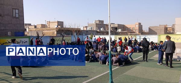 مانور سراسری زلزله در مدرسه دکتر توسلی 