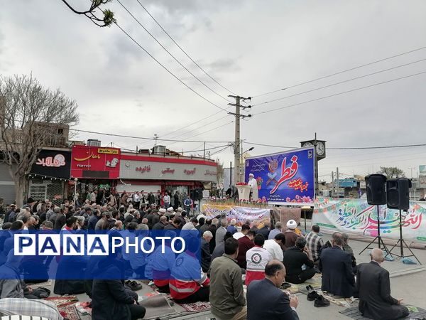  نماز عید فطر در شهرستان آبیک
