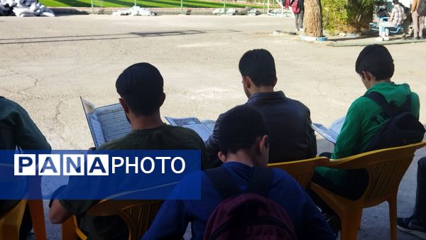 طرح ختم قرآن صبحگاهی در دبیرستان شاهد ابوذر غفاری 