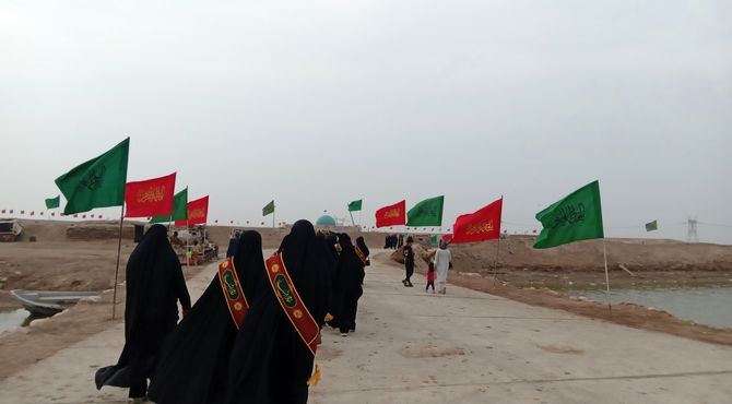 بازدید خادم الشهدا از منطقه عملیاتی کربلای 4