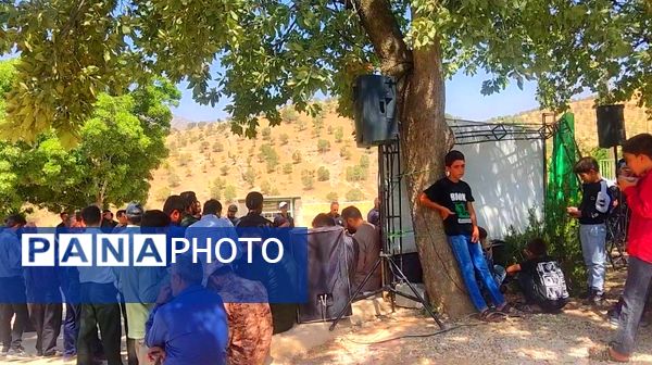 مراسم پیاده‌روی جاماندگان اربعین حسینی در میانکوه 