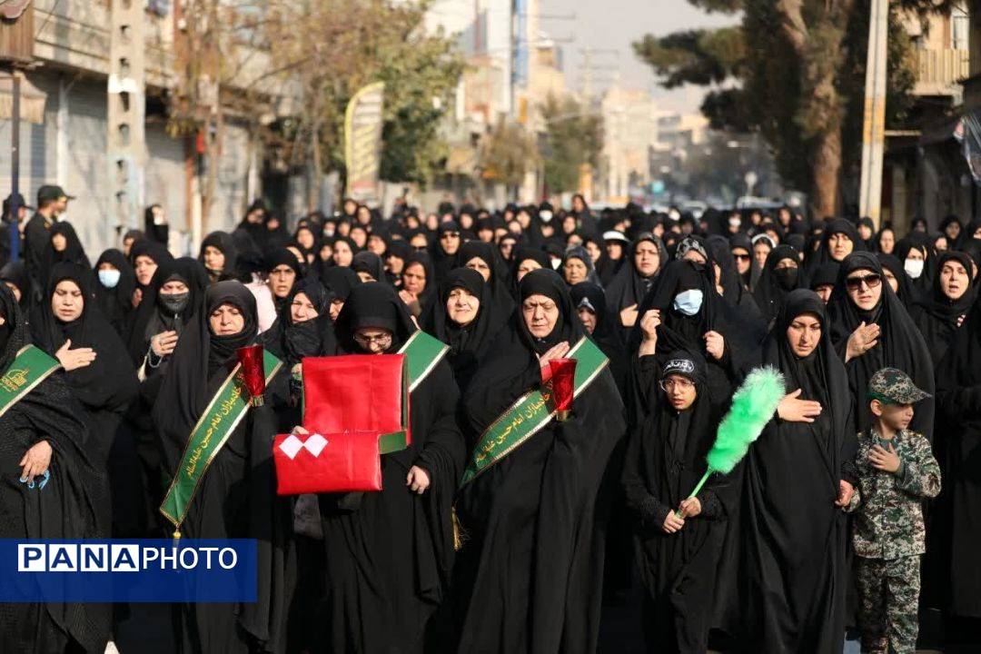 عزاداری حضرت زهرا(س) با شعار «یا زهرا؛ رمز پیروزی» در شهرقدس