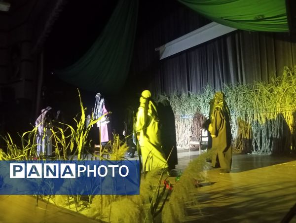 شب سوم نمایش واره کاروان عشق در نیشابور 