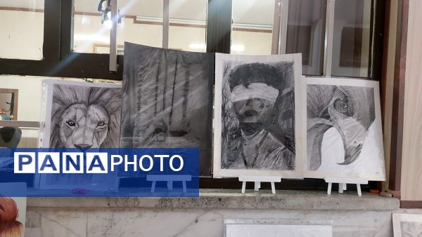 جوشش هنری دختران دبیرستان نجمه