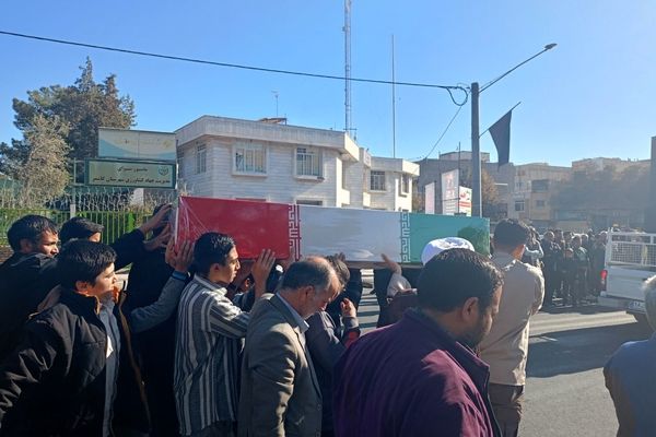 شهید گمنام در کاشمر تشیع شد