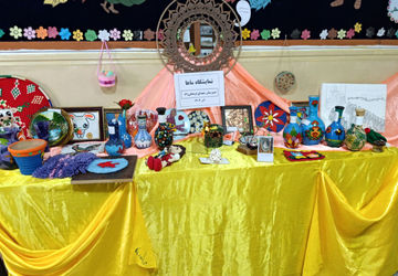 جشنواره هنر و خلاقیت ماها نمایش استعدادهای درخشان در  مدرسه شهدای فرهنگی ۲ در خرم آباد 