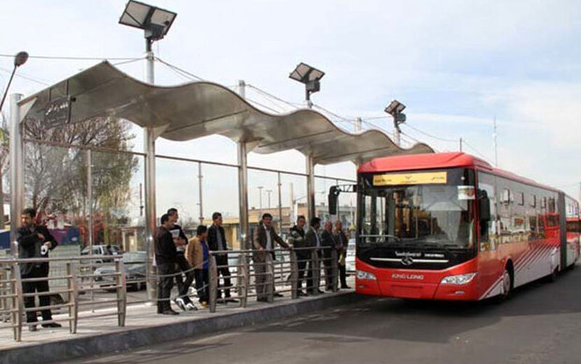 مسیر خط ۷ اتوبوس‌های تندرو به دلیل ترکیدگی لوله اصلی آب تهران تغییر کرد