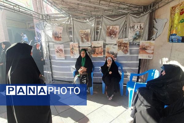 برگزاری غرفه و مواکب فرهنگی به‌مناسبت سالگرد حاج قاسم سلیمانی در صباشهر