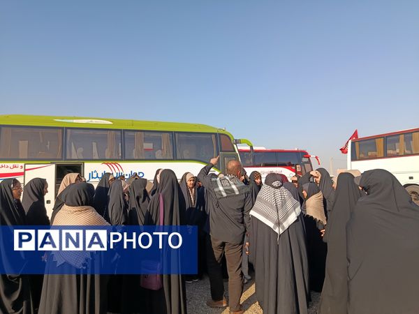 حضور دختران رضویه در اردوی راهیان نور