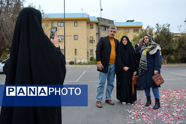بدرقه دانش‌آموزان عمره‌گزار دختر شهرستان‌های استان تهران