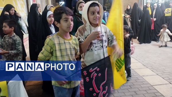 برپایی موکب به‌مناسبت شهادت شهید سید حسن نصرالله و شهدای مقاومت در شهرستان کاشمر