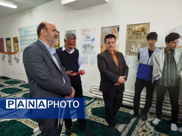 بازدید مسئول اتحادیه‌انجمن اسلامی مدارس شهرستان کاشمر از دبیرستان پسرانه سما 