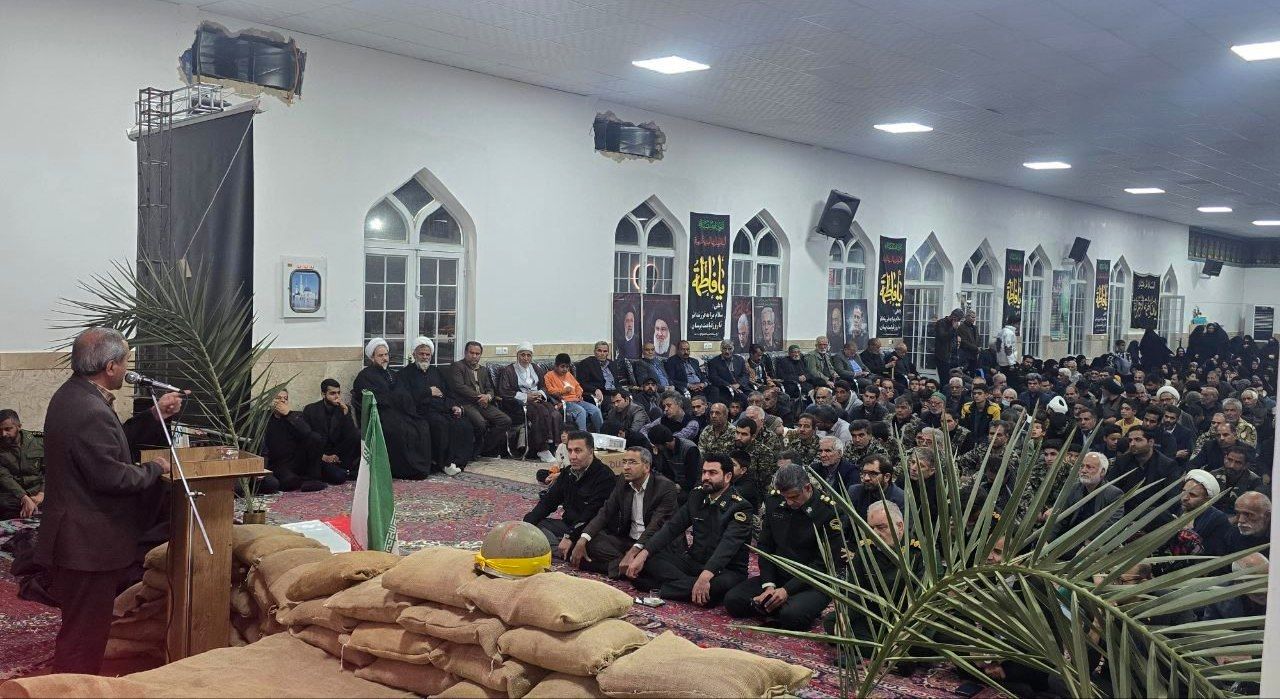 یادواره شهدا در امامزاده سید قاسم روستای ارغا 