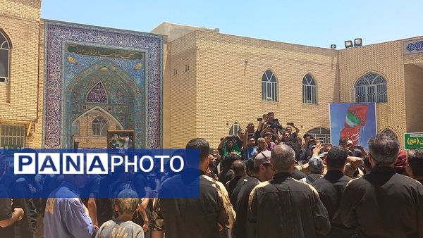 آیین سنتی «گل مالی» در روز عاشورا