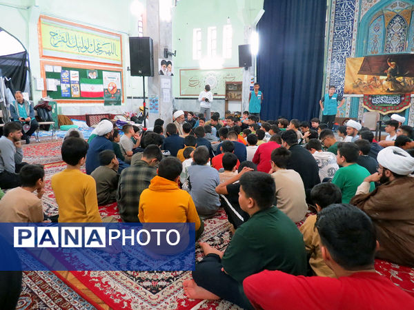 اعتکاف دانش‌آموزان مسجد انقلاب شهرستان بجنورد 