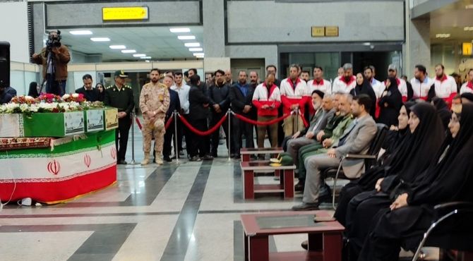 حضور 6 شهیدگمنام در شهرکرد