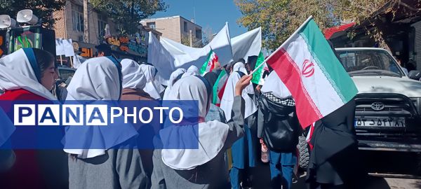 صدای وحدت دانش‌آموزان فارسان در روز ۱۳ آبان 