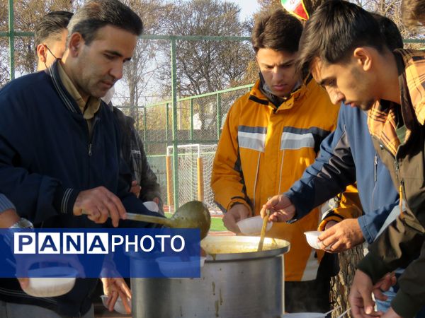 استقبال از شهید گمنام  در دبیرستان شاهد امام ابوذرغفاری 