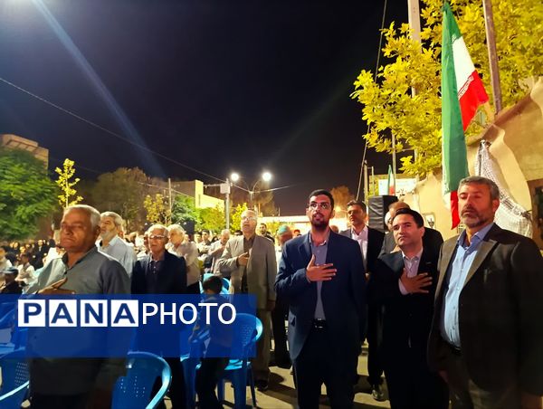 گرامیداشت ۲۲ شهید محله فردوسی با تجلی وحدت مردم و مسئولان خلیل آباد 