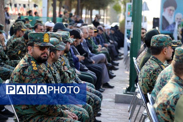 آیین استقبال از پیکرهای مطهر شهدای گمنام در بهشت معصومه(س)