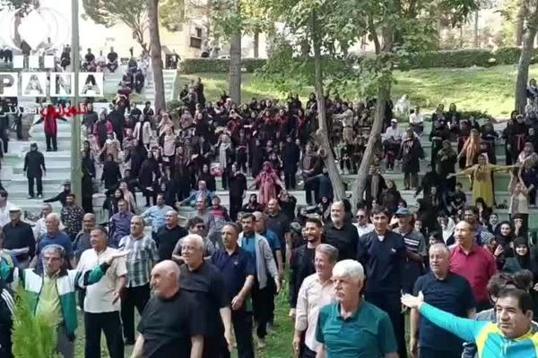 ورزش صبحگاهی خانوادگی در ایلام