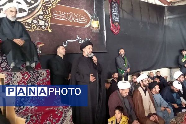 حضور پرشور عزاداران در سالروز شهادت حضرت فاطمه زهرا (س)
