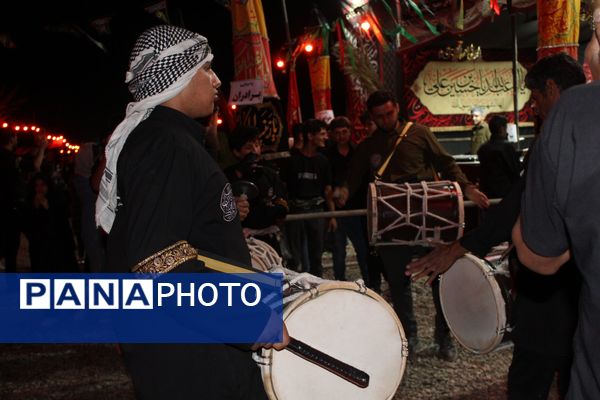 تئاتر دلدادگی در مکان سلسله الذهب نیشابور در شب هفتم محرم 