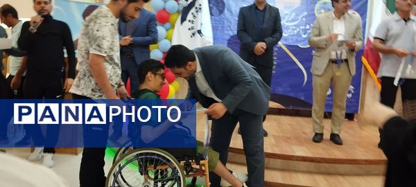 آیین اختتامیه مسابقات ورزشی دانش‌آموزان با نیازهای ویژه سراسر کشور در مشهد