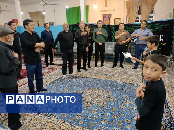 مراسم عزاداری شب عاشورای حسینی در مسجد محمد رسول (ص) حسین آباد شیروان