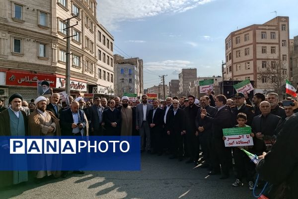 راهپیمایی مردمی به شکرانه پیروزی مردم قهرمان غزه و جبهه مقاومت