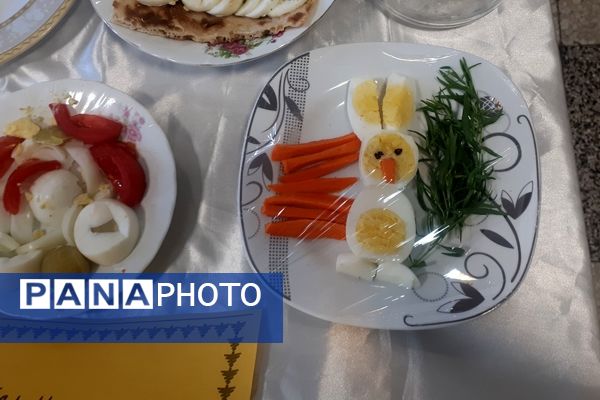 جشنواره تخم مرغ دبستان دخترانه فاطمه بهزادی  چناران