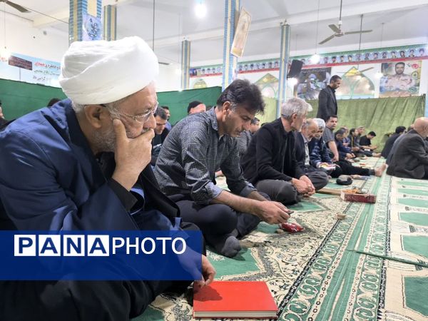 مراسم احیا شب بیست و یکم ماه مبارک رمضان در مسجد امام خمینی(ره) حسن آباد جرقویه