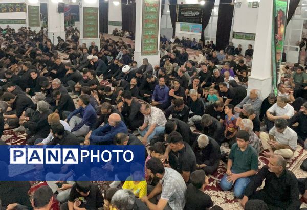 حضور امام جمعه کاشمر در جمع عزاداران روستای ممرآباد